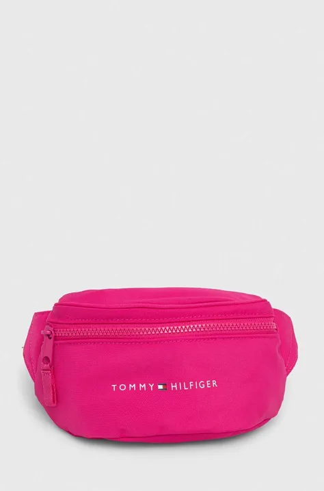 Дитяча сумка на пояс Tommy Hilfiger колір рожевий