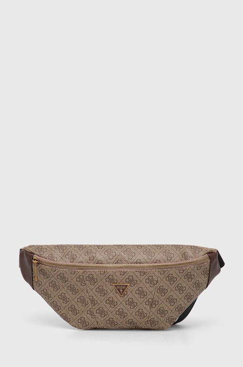 Сумка на пояс Guess колір бежевий