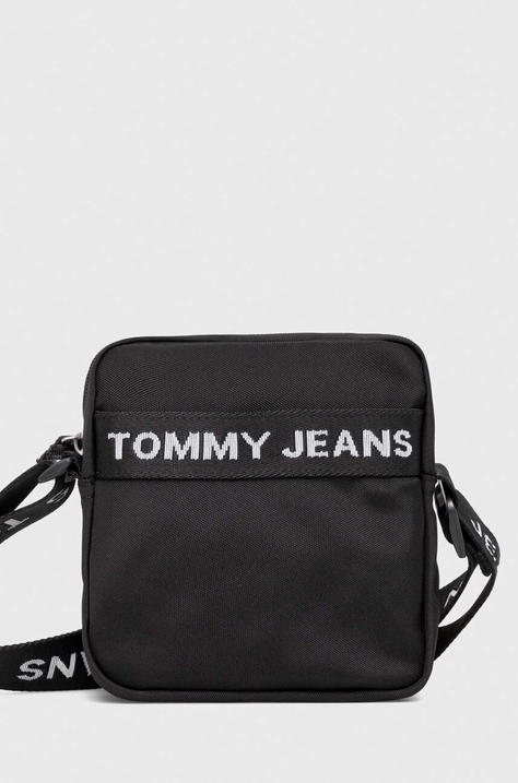 Malá taška Tommy Jeans čierna farba