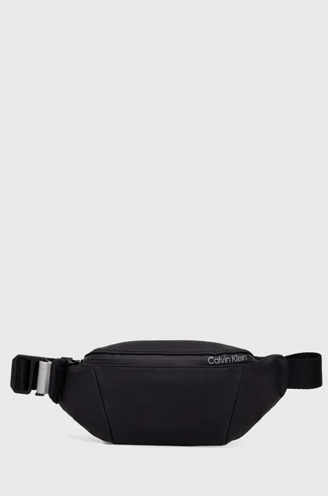 Τσάντα φάκελος Calvin Klein χρώμα: μαύρο