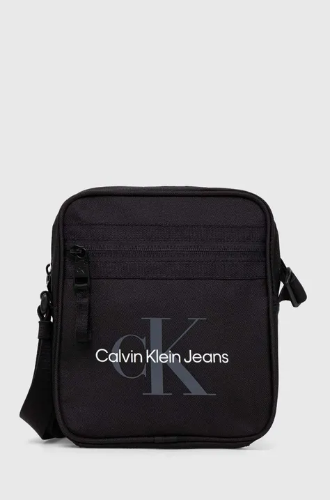 Malá taška Calvin Klein Jeans čierna farba