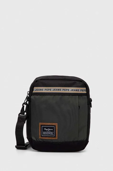 Pepe Jeans borseta culoarea verde