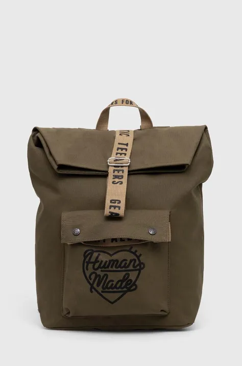 Ruksak Human Made Hunting Bag pánsky, zelená farba, veľký, jednofarebný, HM26GD035