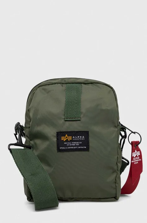 Malá taška Alpha Industries 196924.01-SageGreen, zelená farba