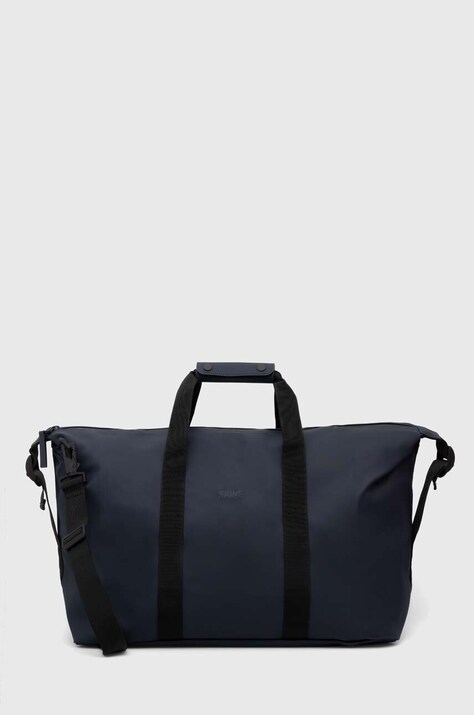Rains bag 14200 Weekendbags navy blue color