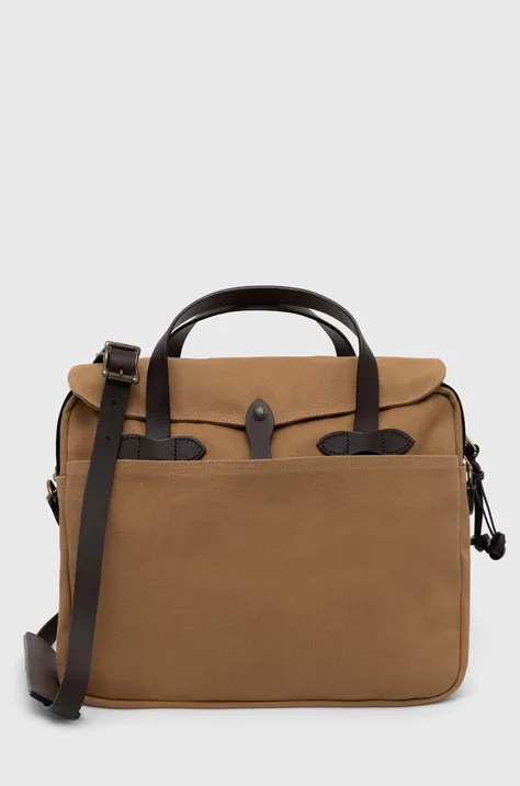 Filson torba Original Briefcase kolor beżowy FMBAG0004