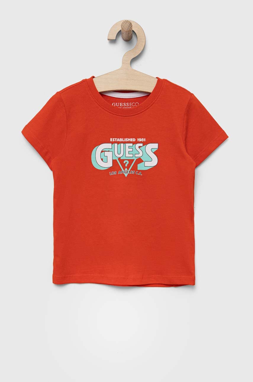 Guess t-shirt bawełniany dziecięcy