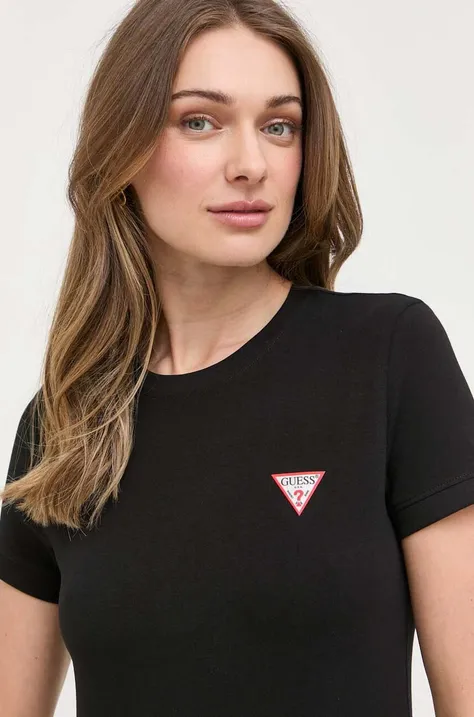 Guess t-shirt női, fekete, W2YI44 J1314