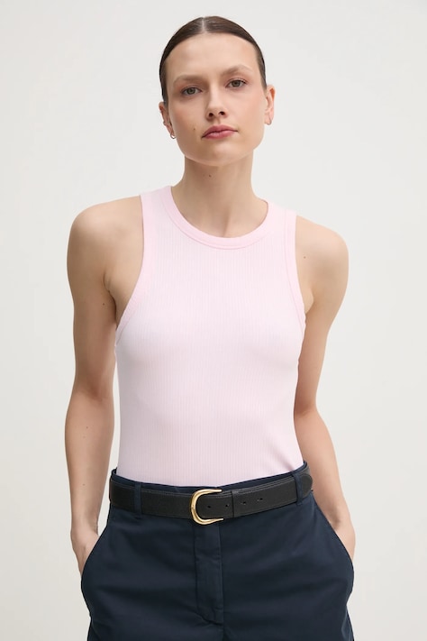 Tommy Hilfiger top damski kolor różowy WW0WW38635
