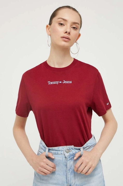 Βαμβακερό μπλουζάκι Tommy Jeans