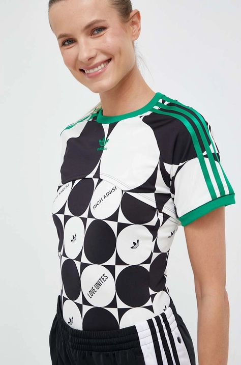 adidas Originals t-shirt PRIDE női, fekete