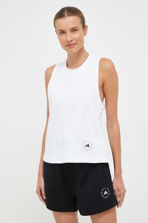 Top adidas by Stella McCartney dámský, bílá barva, IB6858