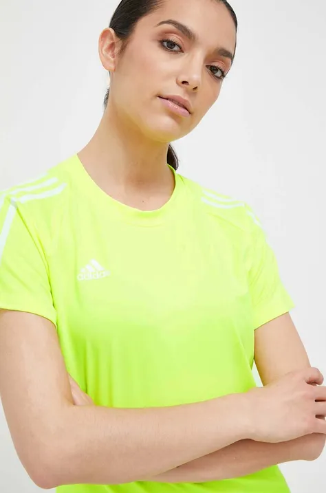 Тренувальна футболка adidas Performance Hilo колір зелений