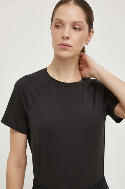 Αθλητικό μπλουζάκι Helly Hansen Tech χρώμα: μαύρο