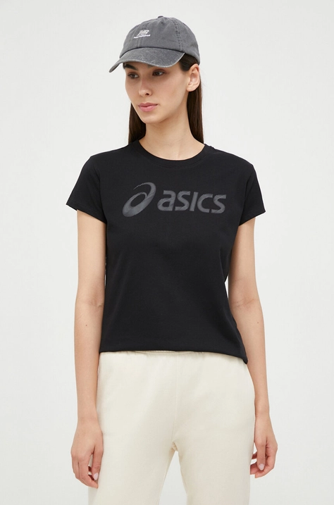 Asics tricou femei, culoarea negru