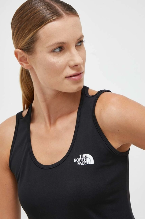 The North Face sport top Flex női, fekete