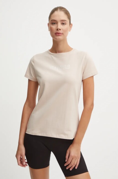 Guess t-shirt BRIANA donna colore beige V3BI11 J1314