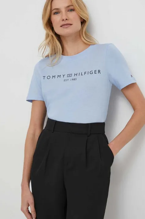 Бавовняна футболка Tommy Hilfiger жіночий