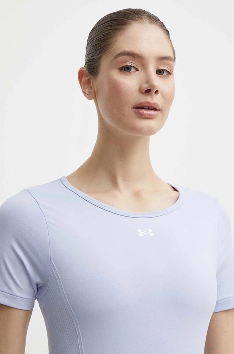 Μπλουζάκι προπόνησης Under Armour χρώμα: μοβ