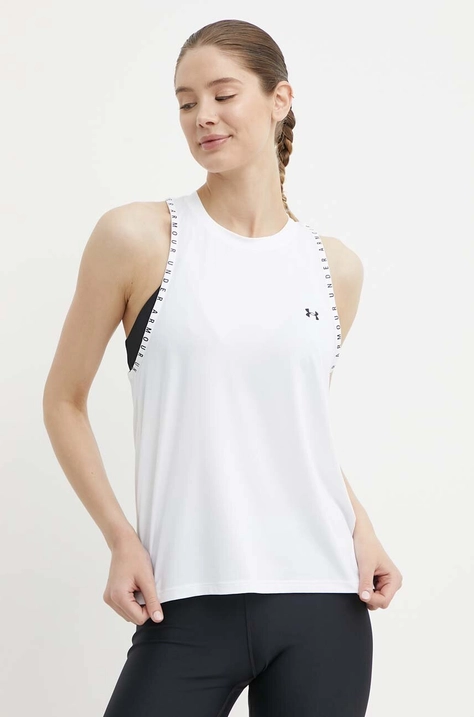 Top za trening Under Armour Knockout Novelty boja: bijela