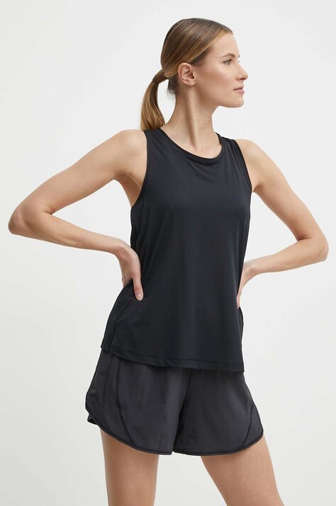 Casall top de antrenament Breeze culoarea negru