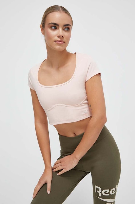 Футболка Reebok Classic женский цвет розовый