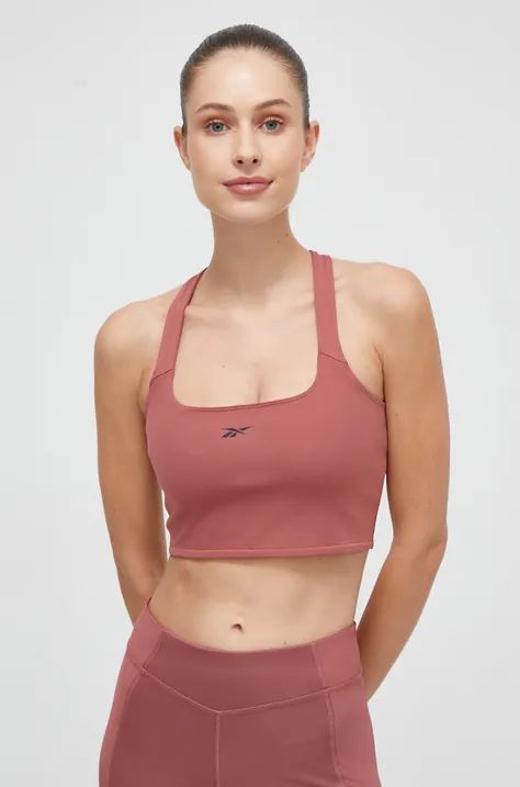 Top za jogu Reebok boja: ružičasta