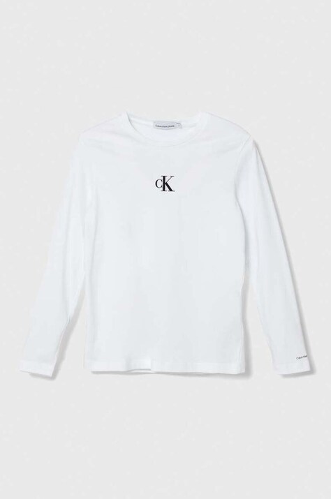 Calvin Klein Jeans longsleeve in cotone bambino/a