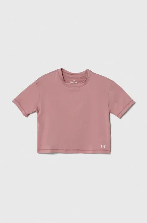 Under Armour t-shirt dziecięcy Motion SS kolor różowy