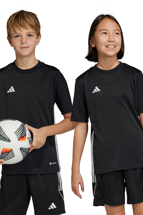 adidas Performance t-shirt dziecięcy TABELA 23 JSY Y kolor czarny wzorzysty