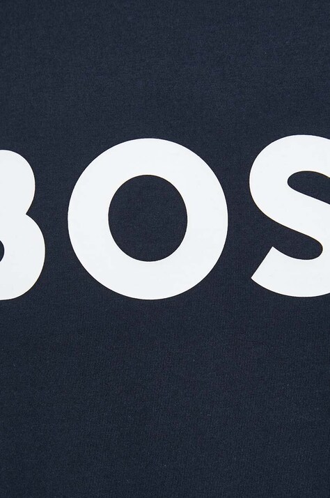 Бавовняна футболка BOSS — фото 5