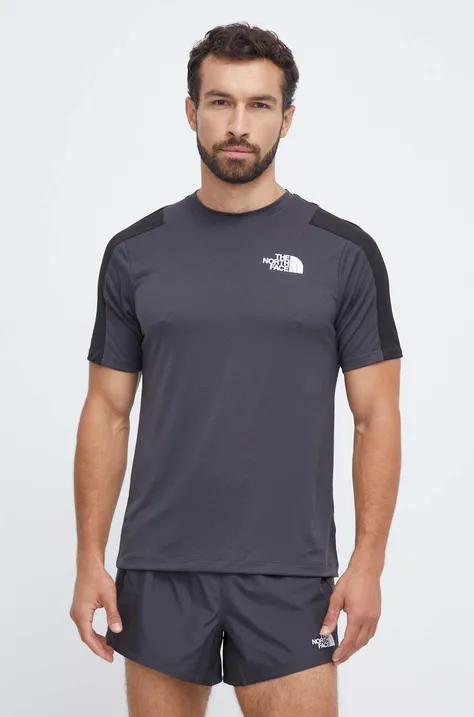 Спортивна футболка The North Face колір чорний однотонний