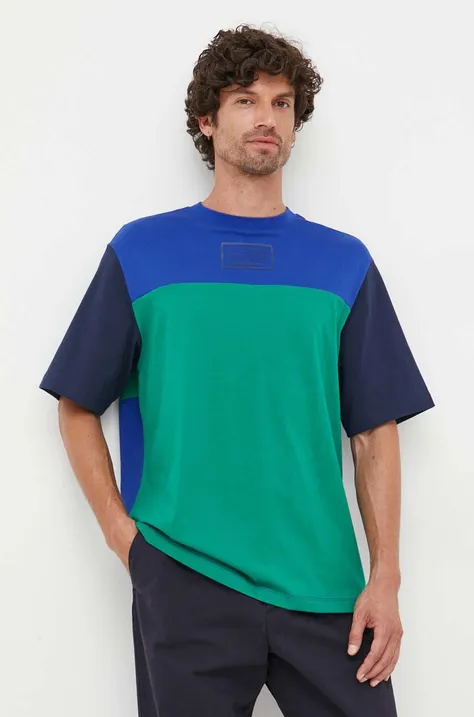 Памучна тениска Armani Exchange с десен