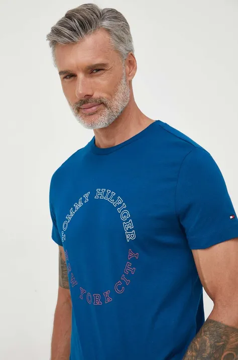 Βαμβακερό μπλουζάκι Tommy Hilfiger