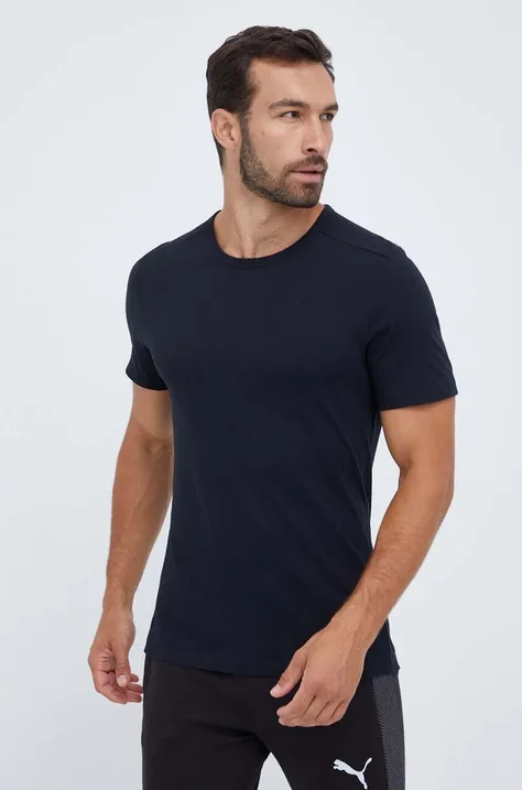 Μπλουζάκι On-running On-T χρώμα: μαύρο