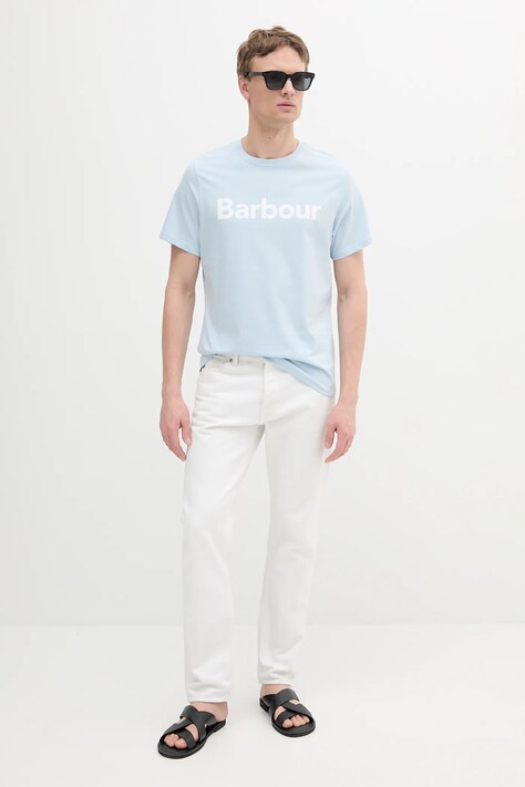 Бавовняна футболка Barbour — фото 2