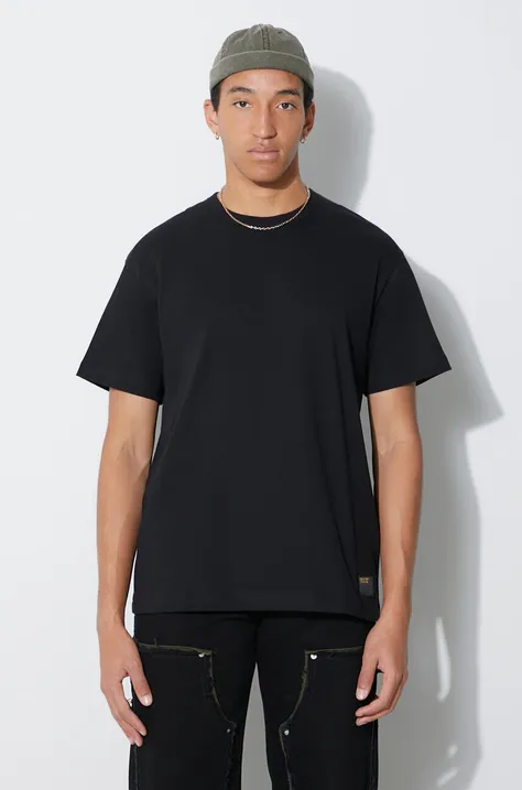 Carhartt WIP t-shirt bawełniany S/S Military męski kolor czarny gładki I032506.89XX