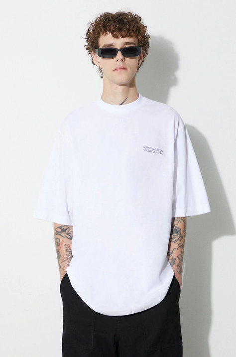 Marcelo Burlon cotton t-shirt Tempera Cross white color