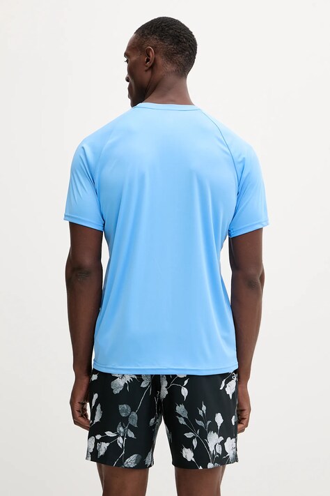 Nike t-shirt treningowy kolor niebieski gładki