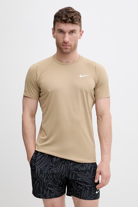 Nike t-shirt kąpielowy męski zielony NESSA586