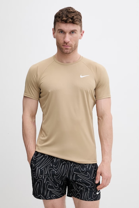Nike t-shirt kąpielowy męski zielony NESSA586