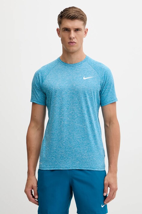 Nike t-shirt treningowy kolor niebieski melanżowy