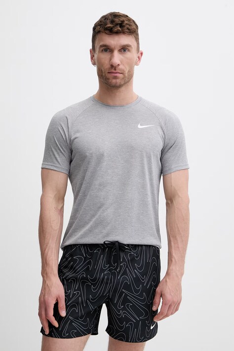 Nike t-shirt kąpielowy męski szary NESSA589