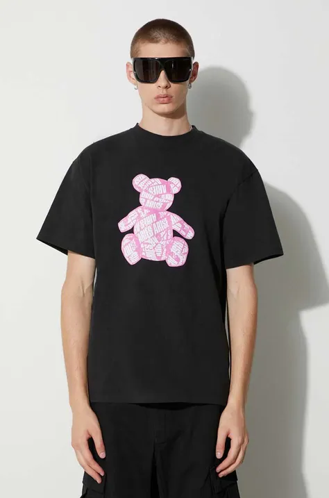 Aries cotton t-shirt black color