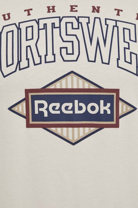 Бавовняна футболка Reebok Classic — фото 5