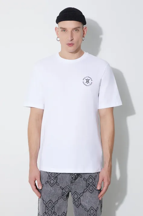 Daily Paper cotton t-shirt Circle men’s white color 1000112