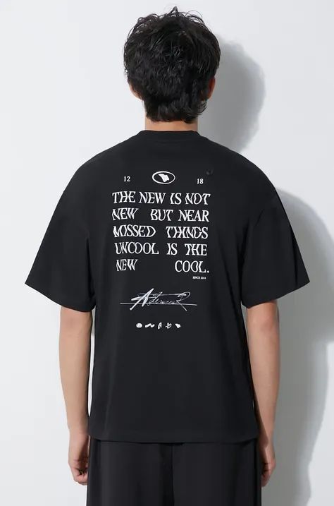 Ader Error t-shirt Tatom Logo men’s black color BMADFWTS0103