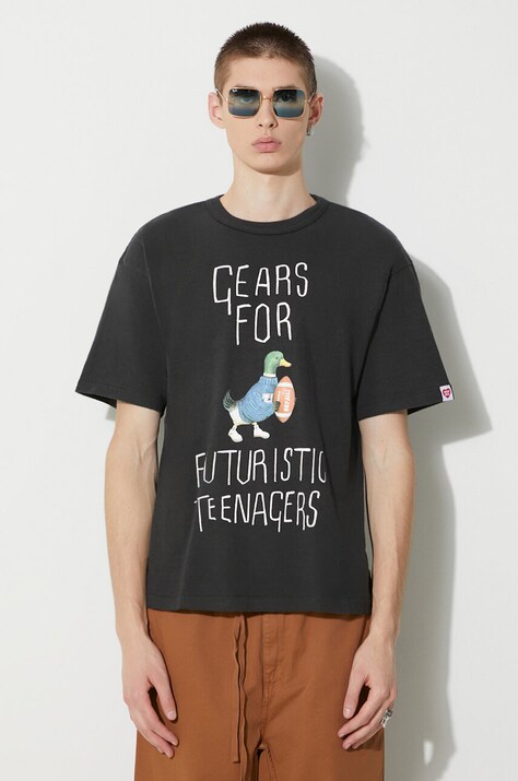 Human Made cotton t-shirt Graphic men’s black color HM26TE002