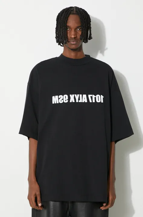 1017 ALYX 9SM cotton t-shirt black color with a print