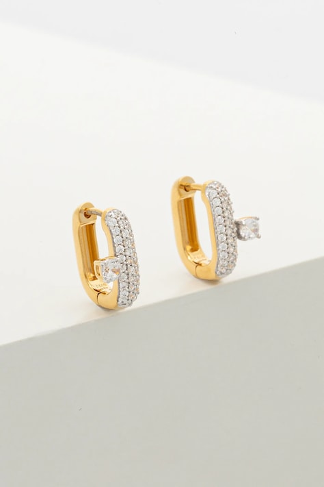 Срібні сережки Guess JSBE04 544JW